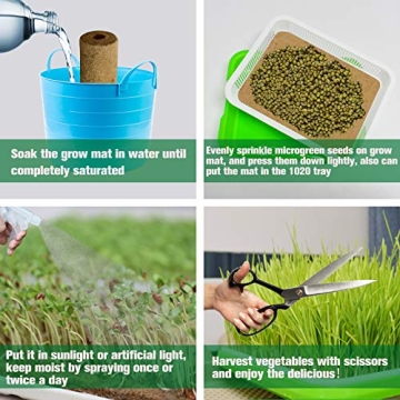 Sustainable Jute Grow Mats for Indoor Microgreens