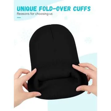 Glooarm Kids Beanie Hats - Warm and Stylish Winter Apparel