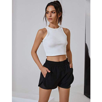 BMJL Women's Athletic Running Shorts with Pockets