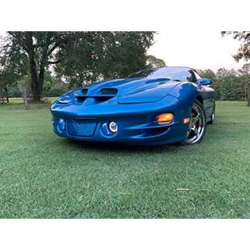 Angel Eye Fog Lamps Driving Lights Kit for 1998 1999 2000 2001 2002 Pontiac Firebird Trans Am