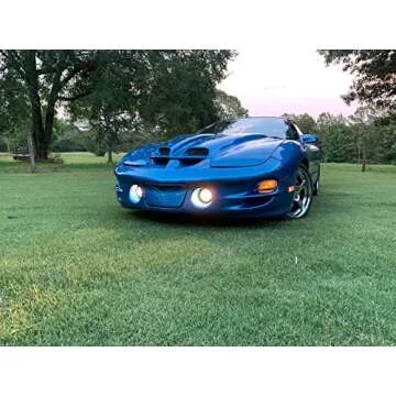 Angel Eye Fog Lamps Driving Lights Kit for 1998 1999 2000 2001 2002 Pontiac Firebird Trans Am