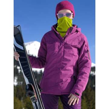 Suhine 24 Pcs Winter Neck Warmers for Men and Women