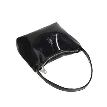 Ruby Lil Crossbody Bags for Women - Stylish Black Patent Leather