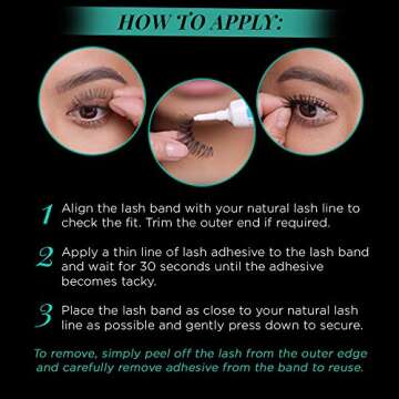 Ardell Natural Lashes Demi 102 - Lightweight & Reusable