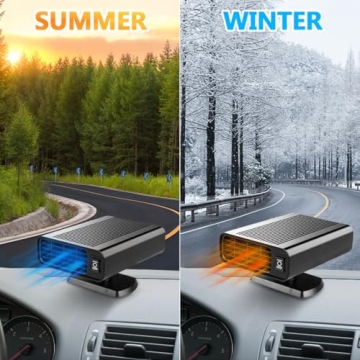 150W Portable Car Heater for Quick Winter Warmth and Defrosting