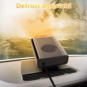 150W Portable Car Heater for Quick Winter Warmth and Defrosting