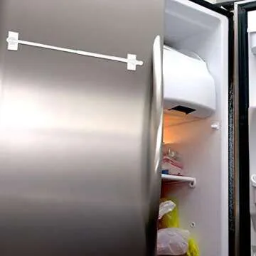 Turquoize Magnetic Curtain Rod 2 Pack Magnetic Curtain Rods For Metal Doors With Adjustable Length from 09 inch to 16 inch with Petite Ball for Small Window Door, White, 2 Pack