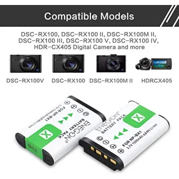 NP-BX1 ENEGON Battery TwoPack with Dual Charger
