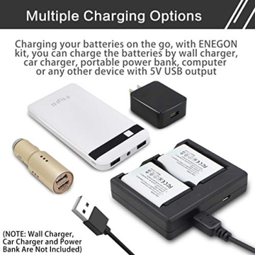 NP-BX1 ENEGON Battery TwoPack with Dual Charger