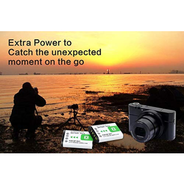 NP-BX1 ENEGON Battery TwoPack with Dual Charger