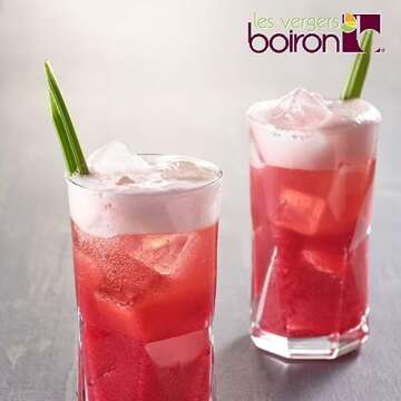 Les Vergers Boiron Blackcurrant Puree, 100% Fruit, All Natural