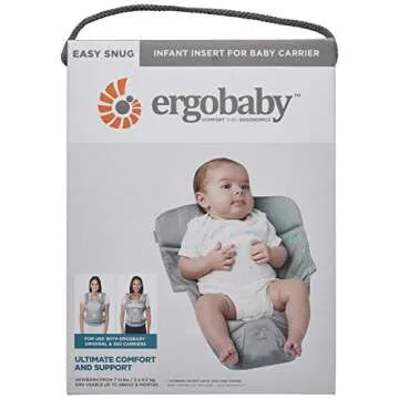 Ergobaby Easy Snug Infant Insert for Newborn Comfort