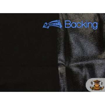 Spandex Metallic Black Fabric - Flexible and Elegant