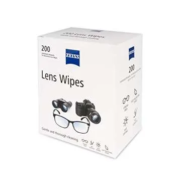 ZEISS Pre-Moistened Lens Cleaning Wipes for Clarity 200 Count