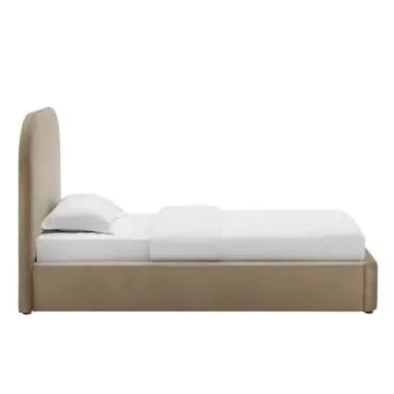 Modway Keynote Twin Bed Frame with Velvet Upholstery