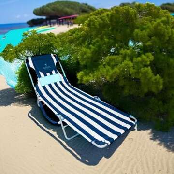 Ostrich Ladies Comfort Lounger with Chest Support for Ultimate Outdoor Relaxation