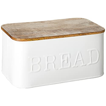 Stylish Mud Pie Circa Bread Box for Kitchen Organization