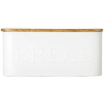Stylish Mud Pie Circa Bread Box for Kitchen Organization