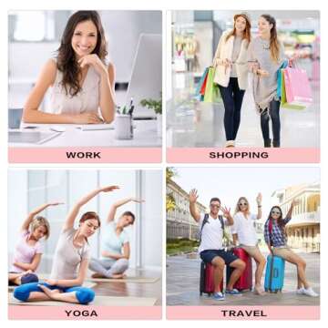 Mini Gym Bag for Women Girls Small Gym Tote Bag with Wet Compartment Waterproof Travel Duffle Bag Cute Workout Sport Bag (Pink)