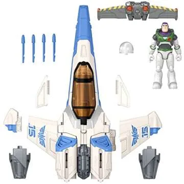 Lightyear XL-15 Toy Spaceship with Buzz Figure for Kids