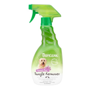 TropiClean Pet Detangler Spray for Soft, Tangle-Free Fur