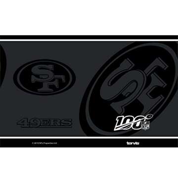 Tervis Triple Walled NFL San Francisco 49ers Insulated Tumbler Cup Keeps Drinks Cold & Hot, 20oz - Stainless Steel, NFL 100