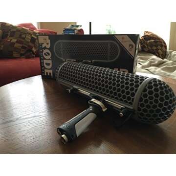 Rode Blimp Windshield and Rycote Shock Mount Suspension System for Shotgun Microphones