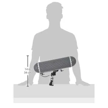 Rode Blimp Windshield and Rycote Shock Mount Suspension System for Shotgun Microphones
