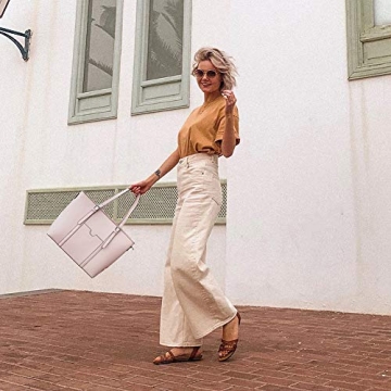 BROMEN Stylish Women Briefcase for 15.6 inch Laptops