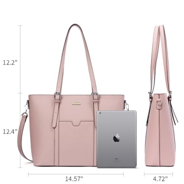 BROMEN Stylish Women Briefcase for 15.6 inch Laptops