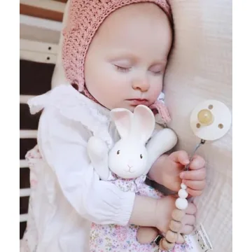 Tikiri Havah The Bunny Natural Rubber Flat Toy 11.5"