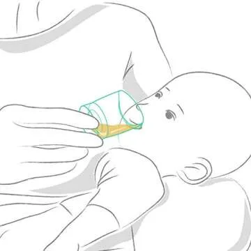 Maymom Baby Feeding cup; Graduated Cup for Dosing Medicine; 1 oz (4ct)