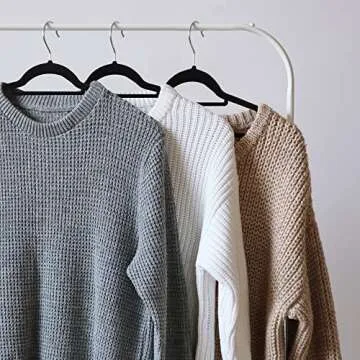 Utopia Home Premium Velvet Hangers 30 Pack - Non-Slip Clothes Hanger with Tie Bar - Black Hangers with 360 Degree Rotatable Hook - Heavy Duty Coat Hanger