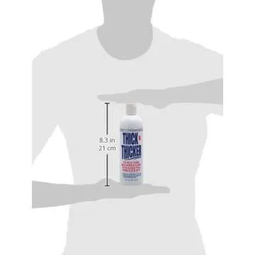 Chris Christensen Thick N Thicker Response Foaming Protein Dog Conditioner, Locks in Thickness & Adds 400x The Volume, Pro-Vitamin Formula, All Coat Types, Made in USA, 16 oz