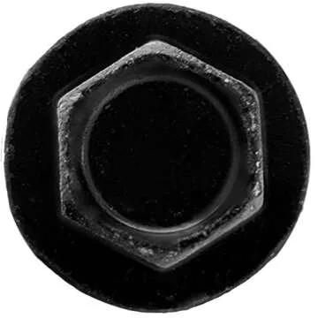 #14 X 6 Heavy Duty Black Timber/Log/Landscaping Wood Screws - Exterior Coated Heavy Duty Screws (50 ...