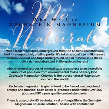 Mo’ Maggie Topical Magnesium Cream | Highest Concentration of Zechstein Magnesium | Organic Opulent Oils & Shea Butter by Mo' Natural | 8 oz