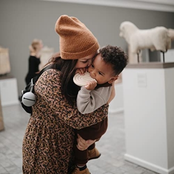 Mushie Silicone Baby Teether Toy - Safe and Soft for Infants