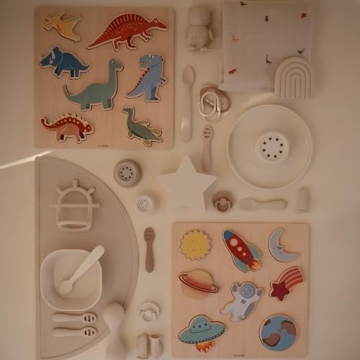 Mushie Silicone Baby Teether Toy - Safe and Soft for Infants