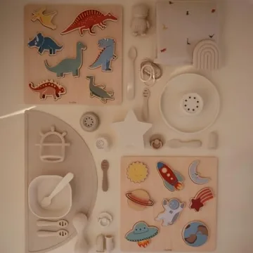 Mushie Silicone Baby Teether Toy - Safe and Soft for Infants