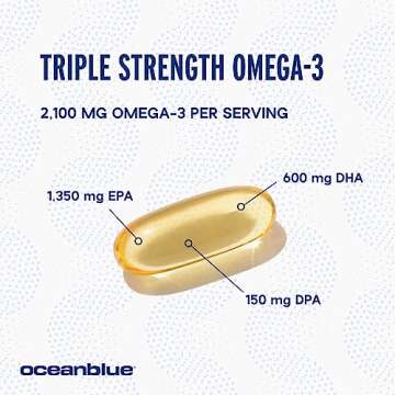 OceanBlue Professional Omega-3 - Triple Strength Fish Oil