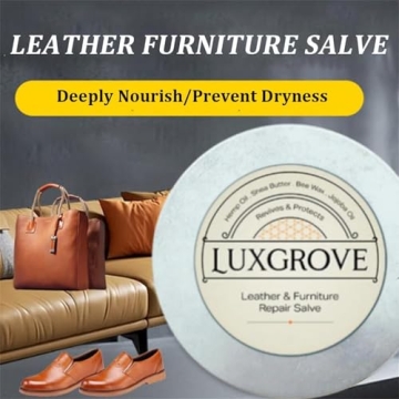 Luxury Leather Salve & Applicator Brush for Repair