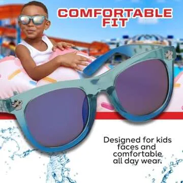 Sun-Staches Paw Patrol Sunglasses for Kids - Stylish, Comfortable & Durable UV-Protective Kids Sunglasses with Soft Carrying Case - Officially Licensed Paw Patrol Merchandise