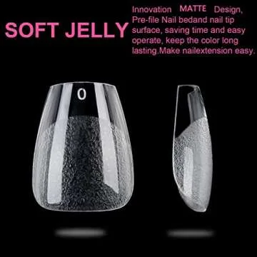 UNA GELLA Extra Short Coffin Nails XS 216pcs Pre-shape Extra Short Coffin Press on Nails Extra Short Coffin Gel TipsFull Cover Acrylic Short Coffin Fake False Nails Extension 12 Sizes Gelly Tips