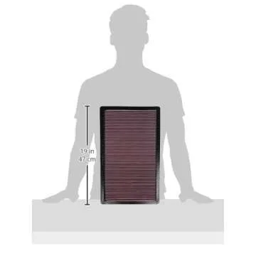 K&N High-Flow Lifetime Engine Air Filter for Corvettes