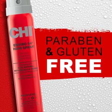 CHI Enviro 54 Hairspray, Firm Hold, Lightweight Spray to Finish & Secure Hairstyles, Sulfate & Parab...