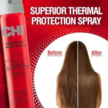 CHI Enviro 54 Hairspray, Firm Hold, Lightweight Spray to Finish & Secure Hairstyles, Sulfate & Paraben-Free, 2.6 Oz