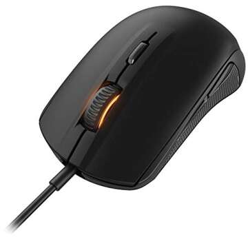 SteelSeries Rival 100, Optical Gaming Mouse - Black
