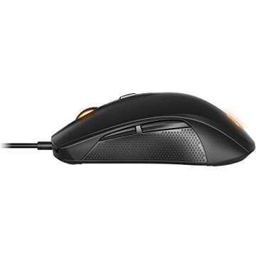 SteelSeries Rival 100, Optical Gaming Mouse - Black