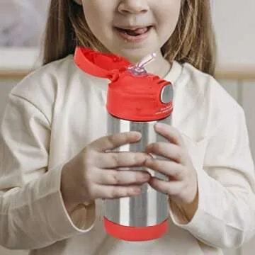 Greant Replacement Straws compatible with Thermos 12oz Bottle (Model F401 & F410), 2 PCS Replacement Parts compatible with Thermos F401, compatible with Thermos 12 oz