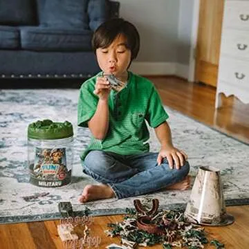 Sunny Days Entertainment Military Battle Group Bucket 100+ Pieces